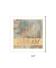 DREAM 1 White Framed Print Wall Art