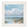 Beautiful Day Triptych III White Framed Print Wall Art