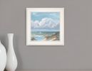 Beautiful Day Triptych III White Framed Print Wall Art