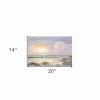 Golden Sunset on Crystal Cove 3 White Framed Print Wall Art