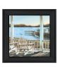 Harbor View 1 Black Framed Print Wall Art