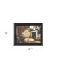 A quiet place Black Framed Print Wall Art