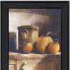 Crocks and Pumpkins Black Framed Print Wall Art