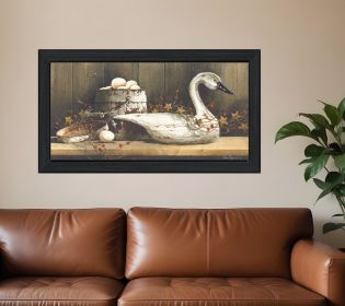 Country Charm Black Framed Print Wall Art