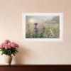 Bloom where you are planted 1 White Framed Print Wall Art