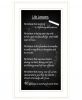 Life Lessons 3 White Framed Print Wall Art