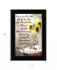 Sharing Sunshine 1 Black Framed Print Wall Art