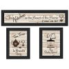 Set Of Three Kitchen Black Framed Prints Kitchen Wall Art