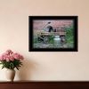 Milk Wagon 3 Black Framed Print Wall Art