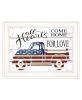 All Hearts Come Home for Love Truck 2 White Framed Print Wall Art