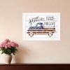 All Hearts Come Home for Love Truck 2 White Framed Print Wall Art