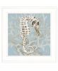 Coral Seahorse I 2 White Framed Print Wall Art