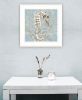 Coral Seahorse I 2 White Framed Print Wall Art