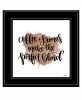 Coffee and Friends 3 Black Framed Print Wall Art