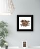 Coffee and Friends 3 Black Framed Print Wall Art