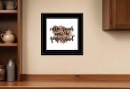 Coffee and Friends 3 Black Framed Print Wall Art