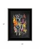 Bloom with Grace 4 Black Framed Print Wall Art