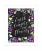 Earth Laughs in Flowers 3 White Framed Print Wall Art