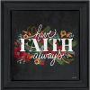 Have Faith 3 Black Framed Print Wall Art