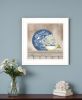 Farmhouse Blues I 3 White Framed Print Wall Art