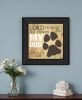 My Dog 2 Black Framed Print Wall Art