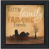 Farming 2 Black Framed Print Wall Art