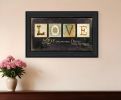 Love One Another 2 Black Framed Print Wall Art