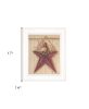 Welcome Barn Star 2 White Framed Print Wall Art