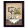 Powder Room 4 Black Framed Print Wall Art