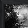 Beauty Grayscale 1 Black Framed Print Wall Art