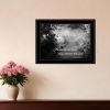 Beauty Grayscale 2 Black Framed Print Wall Art