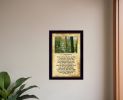 In Loving Memory Forest Black Framed Print Wall Art