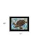 Sea Turtles Collage II 2 Black Framed Print Wall Art