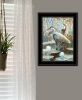 Marsh Herons II 2 Black Framed Print Wall Art