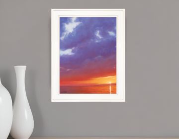 Certain Glow 2 White Framed Print Wall Art