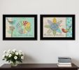 Set Of Two Kindness 2 Black Framed Print Wall Art