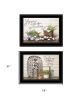 Set Of Two Choose Joy Black Framed Print Wall Art