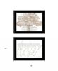 Set Of Two Love or In the Moment 1 Black Framed Print Wall Art