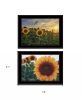 Set Of Two Midwest Living 3 Black Framed Print Wall Art