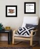 Set Of Two Coffee and Friends Recipe Black Framed Print Kitchen Wall Art