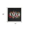 Set Of Two Cherish and Have Faith 3 White Framed Print Wall Art