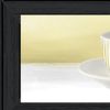 Set Of Two Teacups Black Framed Print Kitchen Wall Art