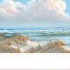 Set Of Two The Seascape 2 White Framed Print Wall Art