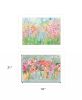 Set Of Two Garden Flowers II 1 White Framed Print Wall Art