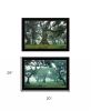 Set Of Two Enchanted Forest 4 Black Framed Print Wall Art