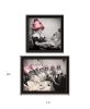 Set Of Two The Salon Black Framed Print Wall Art