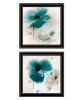 Set Of Two Poppy 1 Black Framed Print Wall Art