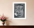 A Nurses Heart 1 White Framed Print Wall Art