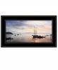 BAR HARBOR SILHOUETTES 3 Black Framed Print Wall Art