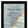 Rainbow Bridge Black Framed Print Wall Art